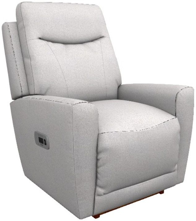 La-Z-Boy® Kodie Oyster Power Rocking Recliner with Headrest and Lumbar-0