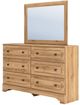 Signature Design by Ashley® Aleaport Warm Brown Dresser and Mirror-2