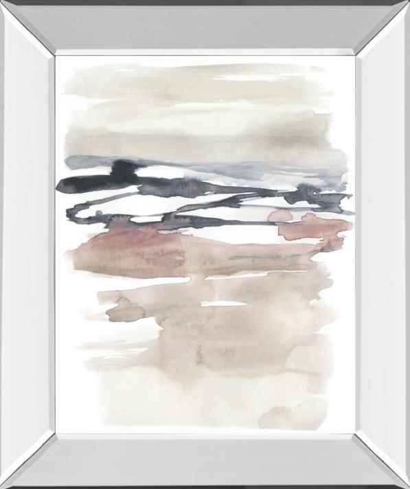 Classy Art Tiered Horizon Line II by Jennifer Goldberger Mirrored Frame Wall Art-0
