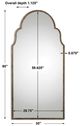 Uttermost® Brayden Bronze Tall Arch Mirror-2