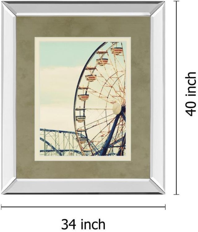 Classy Living Gail Peck Retro Ferris 40" Wall Art-2