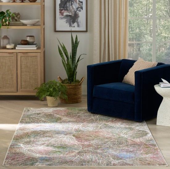 Nourison Home™ Vintage Harmony Sage 5'x8' Style 4 Area Rug-1