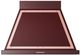 Ilve® Nostalgie II Noblesse 36" Burgundy Wall Mounted Range Hood with Copper Trim-0