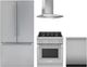 Thermador® 4 Piece Stainless Steel Gas Kitchen Package-0