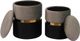 TOV Furniture Gigi Grey Set of 2 Storage Ottomans-2