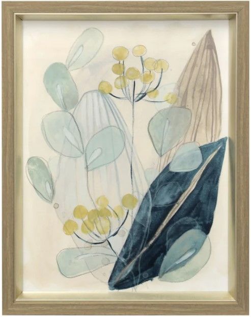 Stylecraft Terra Garden II Blue/Yellow Wall Art-0