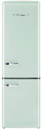 Unique Appliances 22" Summer Mint Green 10 cu. ft. Retro Off-Grid Solar DC Freestanding Bottom Freezer Refrigerator-0