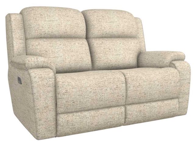La-Z-Boy® Dorian Hickory Power Reclining Loveseat with Headrest and Lumbar-0