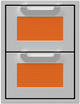 Hestan® AGDR Series 16” Citra Outdoor Double Storage Drawers-0