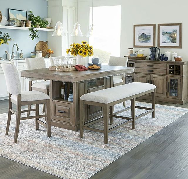 Parker House® Sundance Sandstone Island Counter Height Table-3