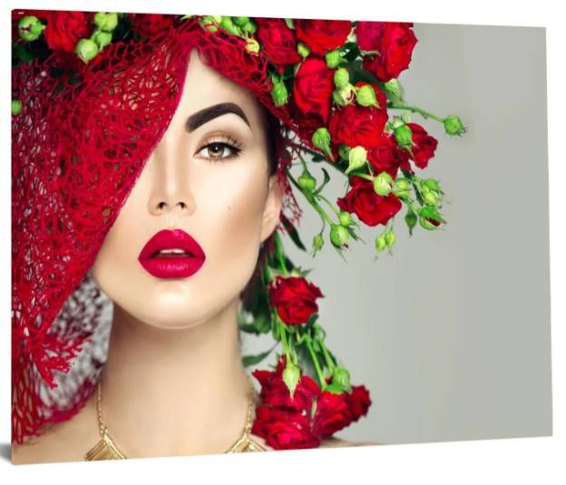 Classy Art Rose Vail Wall Art-1