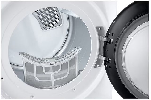 LG 7.4 Cu. Ft. White Front Load Electric Dryer with AI Sensor Dry®-4