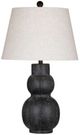 Bassett Mirror Cabo Rojo Black Table Lamp-0