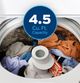 GE® 4.5 Cu. Ft White Agitator Top Load Washer with Stainless Steel Basket, Cold Plus and Wash Boost-3