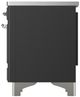 Ilve® Majestic III 40" Graphite Matte Pro Style Induction Range with Triple Glass Door and Chrome Trim-3