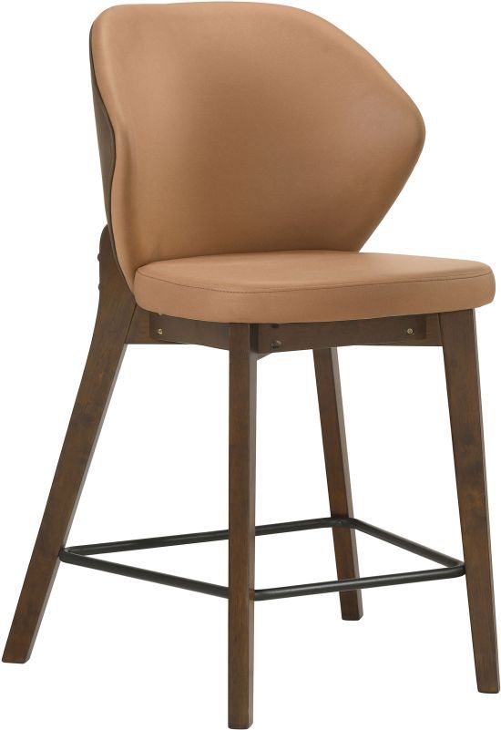 Coaster® Randolph 2-Piece Butterscotch/Red Brown Counter Stool Set-1