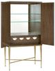 Currey & Company Colette Polished Brass/Tawny Brown Bar Cabinet-4
