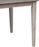 John Thomas Furniture® Dining Essentials Taupe Gray Square Dining Table with 30" Shaker Legs-2