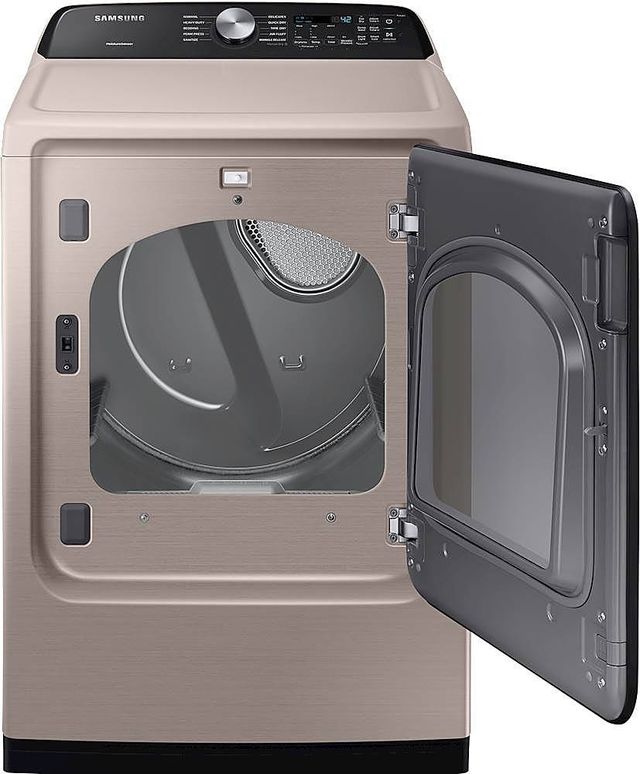 Samsung 7.4 Cu. Ft. Champagne Front Load Electric Dryer-3