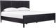 Four Hands Sydney Black Cane/Black Wash King Panel Bed-0
