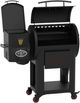 Louisiana Grills Founders Premier 800 22" Black Freestanding Wood Pellet Grill-1