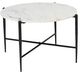 Steve Silver Co. Loxie White Cocktail Table with Black Base-0