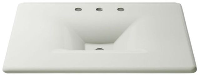 Kohler Iron/Impressions® Dune 31" Widespread Enameled Cast Iron Vanity Top with Integrated Rectangular Sink-3