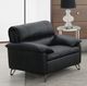 ACME Furniture Eilene Black Leather Accent Chair-1