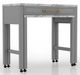 Furniture of America® Whitehall 3-Piece Light Gray Counter Height Dining Set-4