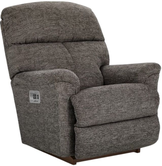 La-Z-Boy® Reed Granite Power Rocking Recliner with Headrest and Lumbar-0