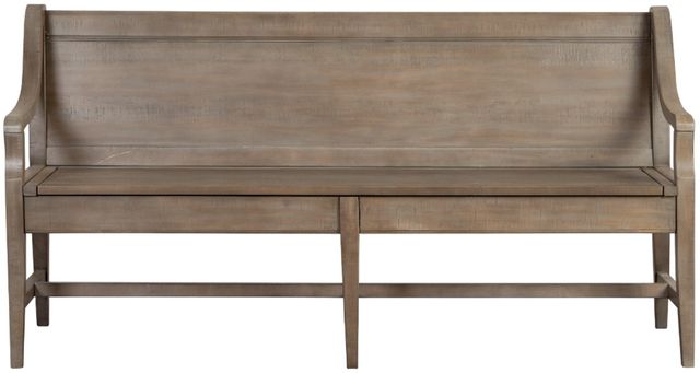 Magnussen Home® Paxton Place Dovetail Gray Bench-3