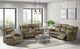 Elements International Sorrento Brown Power Glider Recliner-3