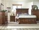 Mavin Customizable Longmeadow Queen Panel Bed High Footboard with Side Drawer-1