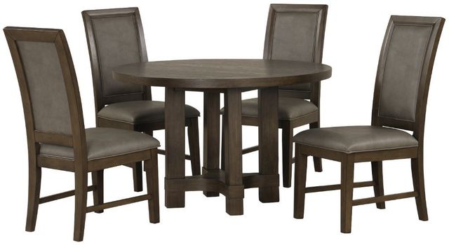 New Classic® Home Furnishings Cityscape 5-Piece Walnut Dining Set-0