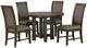 New Classic® Home Furnishings Cityscape 5-Piece Walnut Dining Set-0