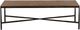 Dovetail Furniture Camberly Brown Coffee Table-1