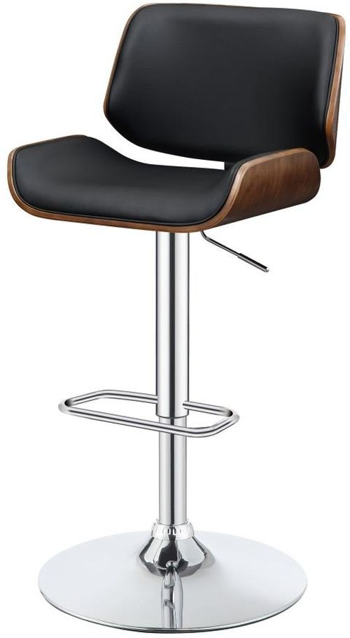 Folsom Black Bar Stool - Thumbnail 4