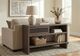 Sunny Designs™ Brown Sofa Table with Sliding Doors-1