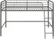 dhp furniture® Jett Silver Twin Youth Loft Bed-3