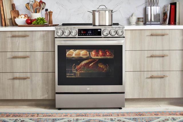 LG 30" PrintProof® Stainless Steel Slide In Electric Range-20