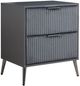 New Classic® Home Furnishings Kailani 4-Piece Gray California King Panel Bedroom Set-4