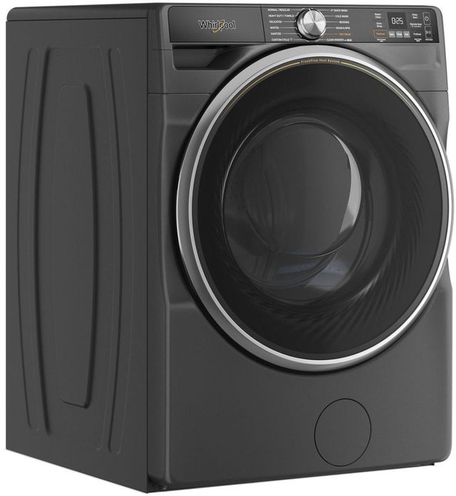 Whirlpool® 5 Cu. Ft. Volcano Black Front Load Washer -3