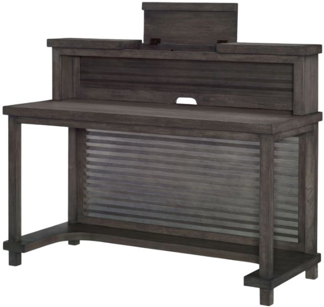 Legacy Kids Teen Bunkhouse Aged Barnwood Activity Table/Desk Gallery-3