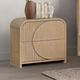Furniture of America® Tangentry Natural Two-Drawer Nightstand-1