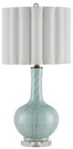 Currey & Company Celadon Antique Brass/Crackle Table Lamp-0