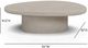 TOV Furniture Jade 3-Piece Cream Concrete Indoor/Outdoor Occasional Table Set-2