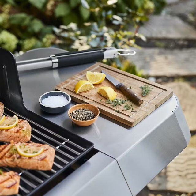Weber® Genesis S-335 3-Burner Black Freestanding Natural Gas Grill-3