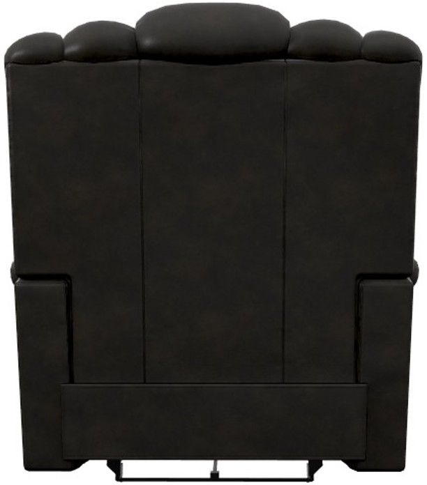 La-Z-Boy® Randell Dark Chocolate Leather Power Wall Recliner with Headrest and Lumbar-4
