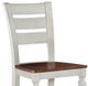 John Thomas Furniture® Vista Dining Hickory/Shell Ladder Back Side Chair-1