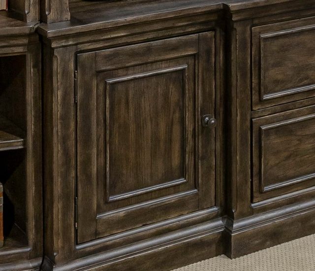 Liberty Furniture Paradise Valley Saddle Brown Entertainment Center-1